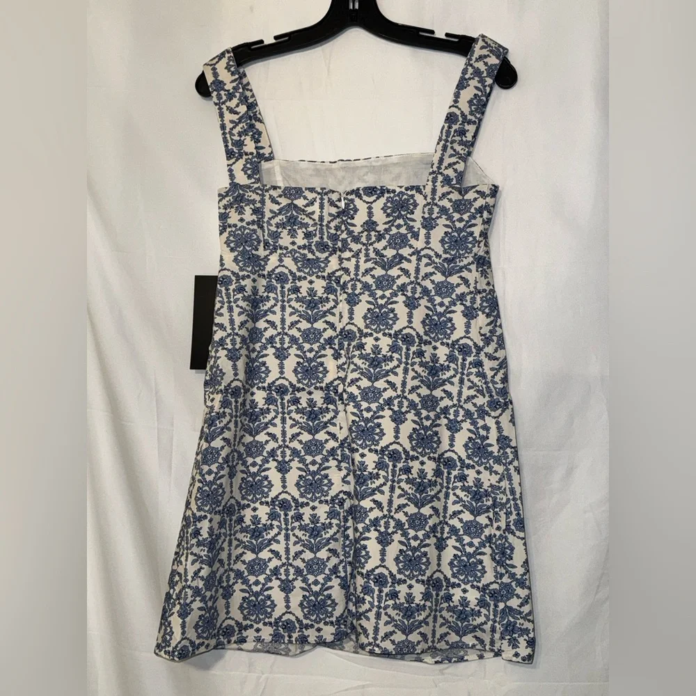 HYACINTH HOUSE
Blue & White Volos Mini Dress - Picture 8 of 12